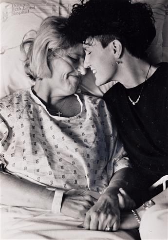 (AIDS CRISIS) An archive of 42 Boston Herald press photographs showing both victims and responders to the AIDS epidemic.